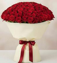 Букет 101 Красная роза Милано в Проводник