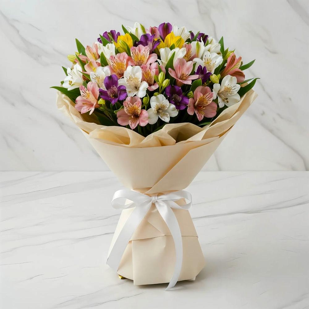 Букет цветов из: Альстромерии в Проводник