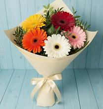 Букет цветов из:  Герберы #REPLACE_PRED# Проводник