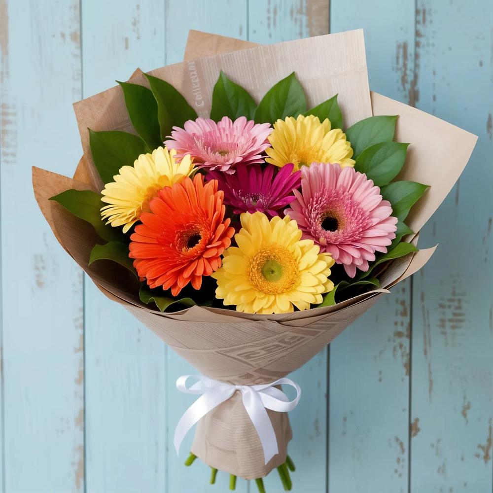 Букет цветов из: Герберы в Проводник