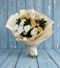 Букет цветов из:  Розы и Хризантемы в Проводник