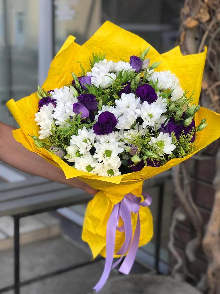 Букет цветов из: Ирисы, Хризантемы и Ромашки в Проводник