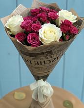 Букет цветов из:  Розы #REPLACE_PRED# Проводник