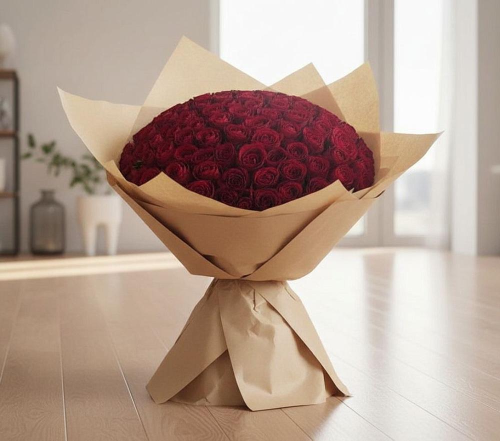 Букет 101 Красная роза в Проводник