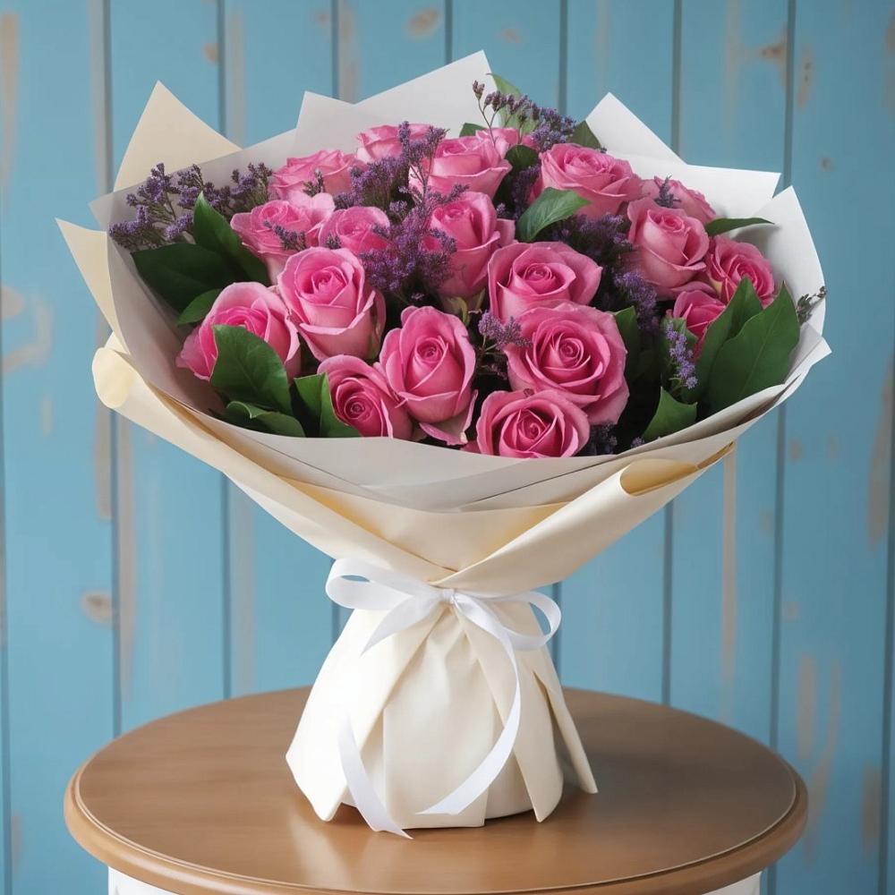 Букет цветов из: Розы в Проводник