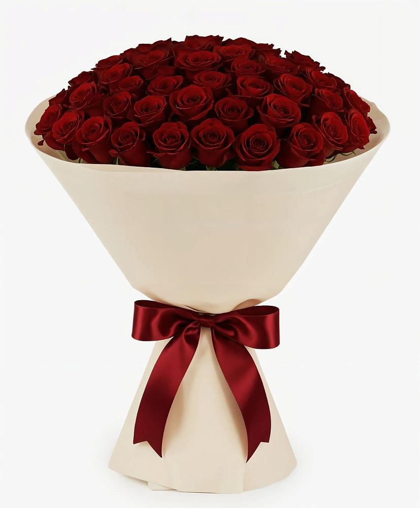 Букет 101 Бордовая роза Блэк Бакарра в Проводник