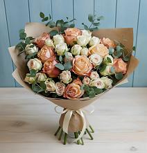 Букет цветов из:  Альстромерии и Розы #REPLACE_PRED# Проводник